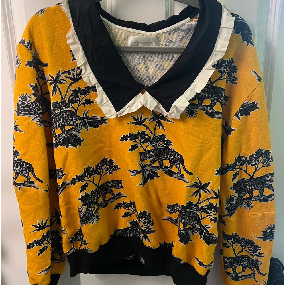 Anthropology sweater! Safari!